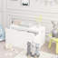Organisateur de rangement pour jouets idéal pour enfants avec tiroir coulissant lisse, coffre à jouets en bois moderne et fonctionnel pour chambre de bébé, chambre à coucher ou salle de jeux