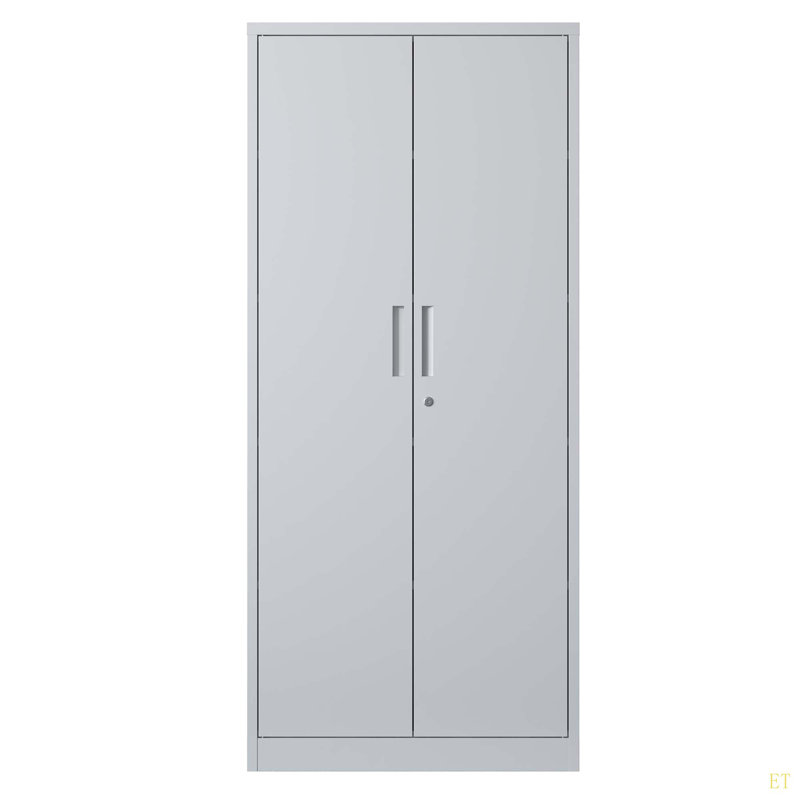 71"H Metal Garage Storage Cabinet Tool Steel Locking Cabinet With Doors And 3 Adjustable Shelves, Tall Cabinets For Garage Storage Systems Lockable File Cabinet For Home Office,Classroom,Pantry