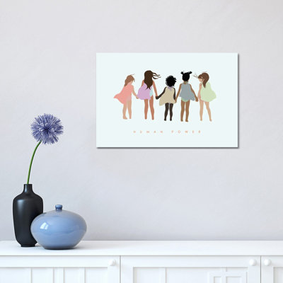 Human Power With Capes by Leah Straatsma - Print on Canvas