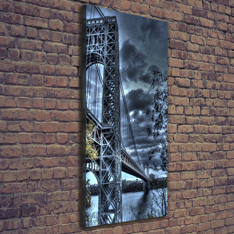 The Bridge Of New York - Wrapped Canvas Print