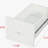 Display Storage Cabinet , 4-Tier Shelf, 3 Side Drawers-595547455