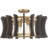 4 - Light Dimmable Drum Chandelier