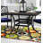 44" Square Dining Table, Dark Lava Bronze