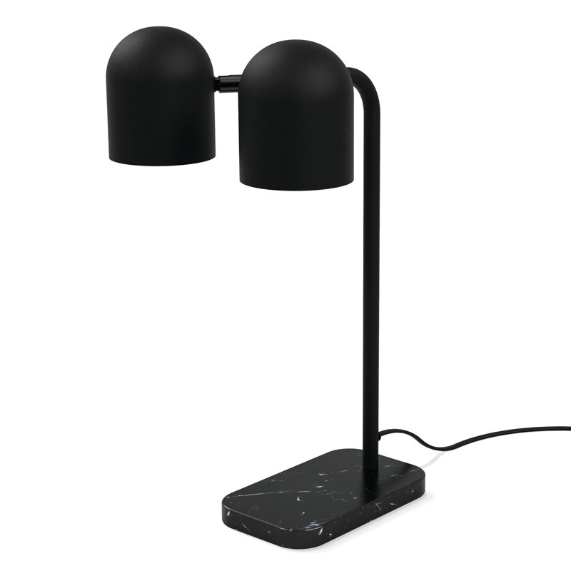 Tandem Table Lamp, Black