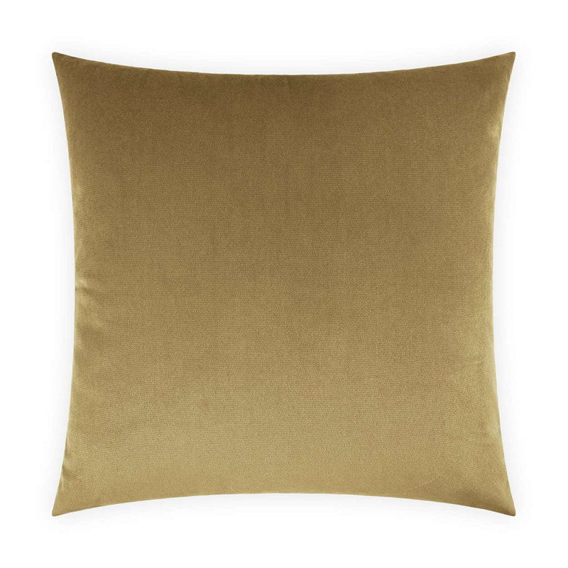 Belvedere Reversible Throw Pillow, Maize, Square 22"