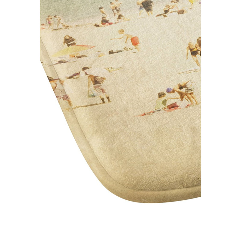 Tapis de salle de bain rétro beach