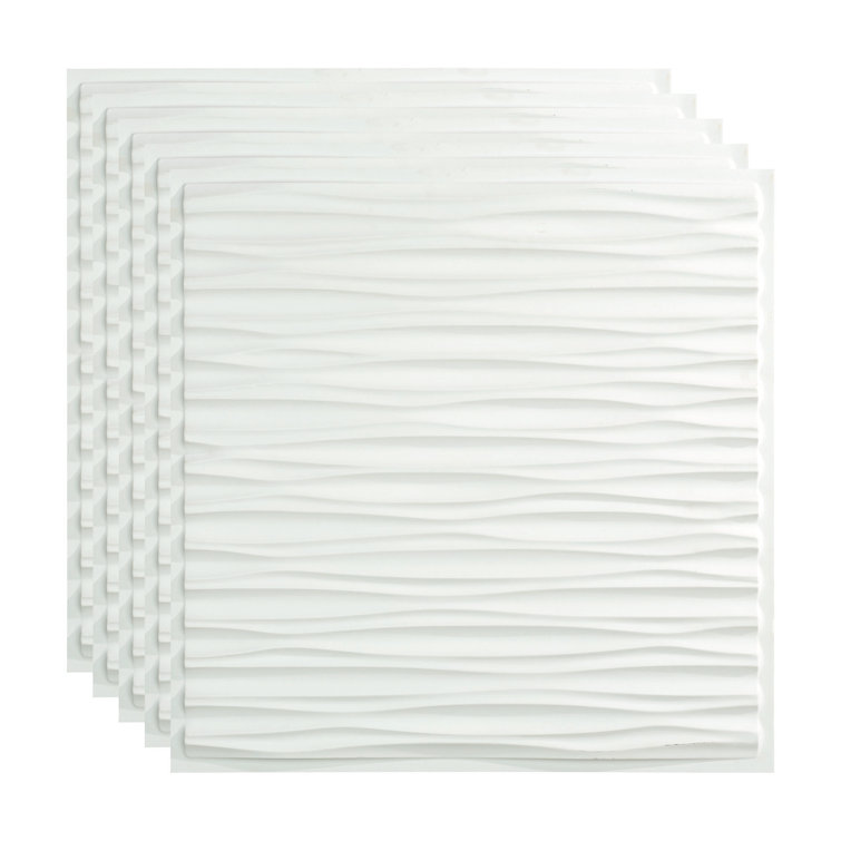 24'' L x 24'' W Embossed Vinyl Drop-In Ceiling Tile