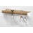 Danyia Solid Wood Wall Mounted Wine Glass Rack in Natural