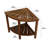 Mitch 22.25'' W Bamboo Corner Shower Bench-368199435