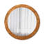 Huldar Glass Flat Wall Mirror