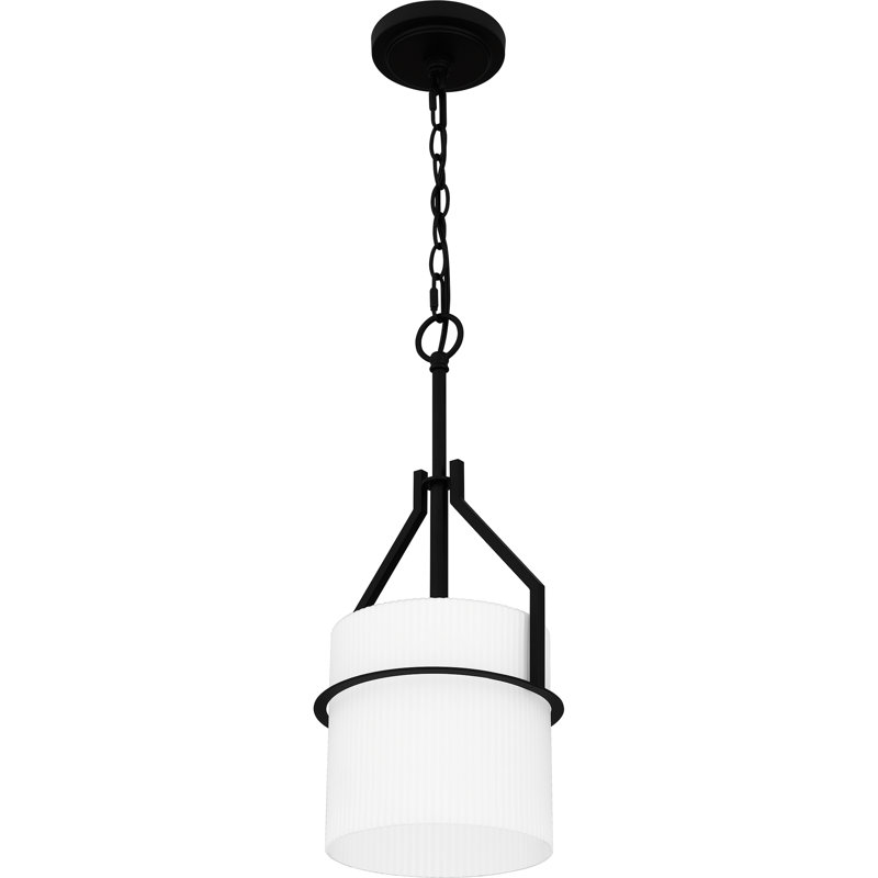 Fosco 1 - Light Cylinder Pendant, Matte Black