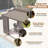 Outdoor Hardtop Sunroom Gazebo – Fully Enclosed Aluminum Solarium with Sliding Doors, Slideable PE Screen Windows, All-Season Pergola with Galvanized Steel Double Roof for Patio, Deck & Hot Tub-130544356