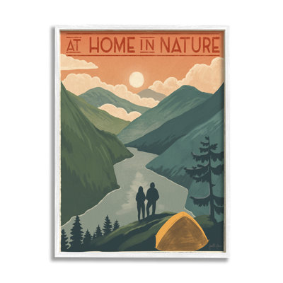 «At Home In Nature Expression», tente de camping montagneuse surdimensionnée encadrée par Janelle Penner
