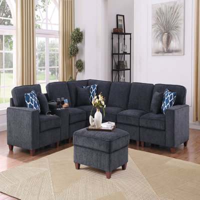 Sectional Sofa With Ottoman