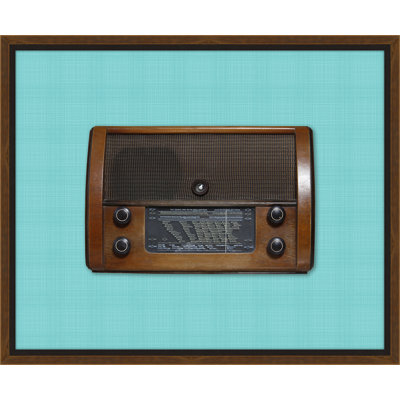 « rétro radio i », impression encadrée