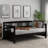 Modern Solid Wood Daybed With Three-Side Rail-1593010497
