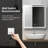 Naliyah LED Bathroom Mirror, Dimmable Vanity Mirror Anti-Fog Wall Mounted With Lights-1899251952