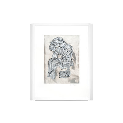 «Silver Possum 1» par Evan Taylor - peinture à cadre unique