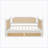 Traditional Style Rattan Daybed with 2 Drawers-1225844910-1225844905