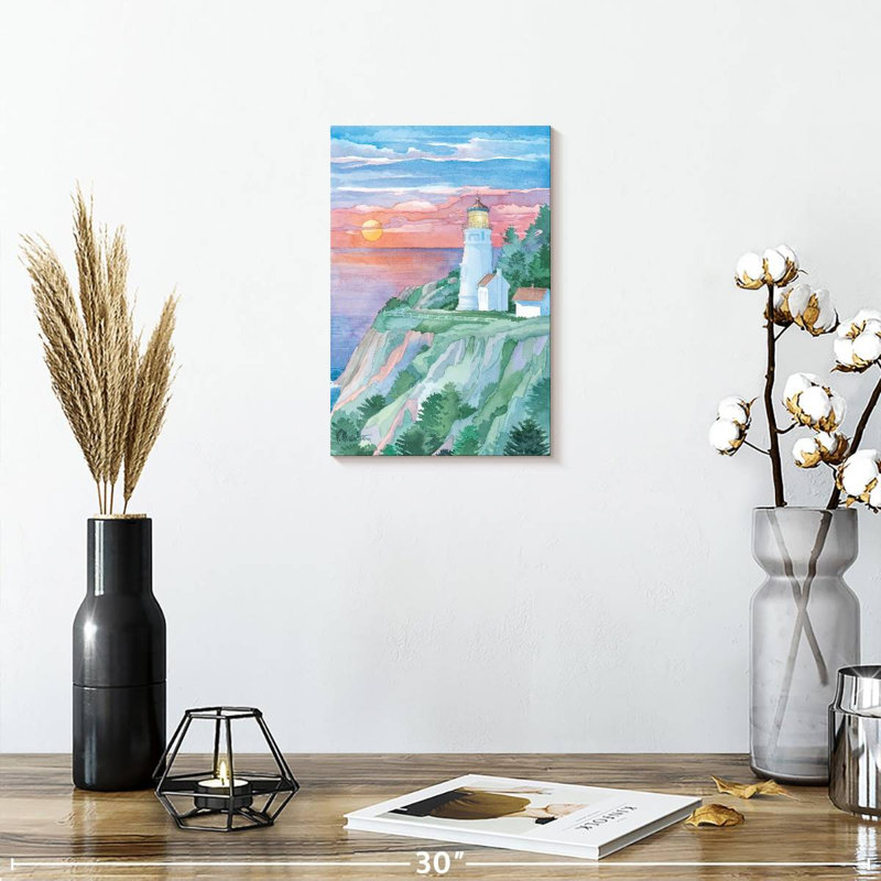 Phare Gillard Heceta Head OU, H 12 po x l 8 po