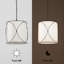 Luminaire suspendu tambour 3 lumières Miloh