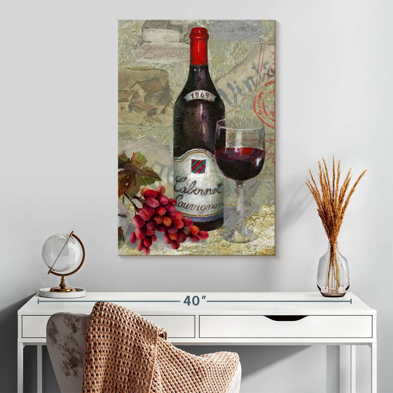 Yarlin Cabernet Sauvignon, 30" H x 20" W