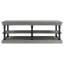 Table basse en bois 55,1 "avec pieds noirs