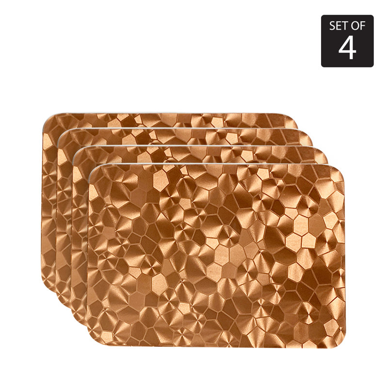 Ensemble de napperons 4 pièces Cawanna, Bronze