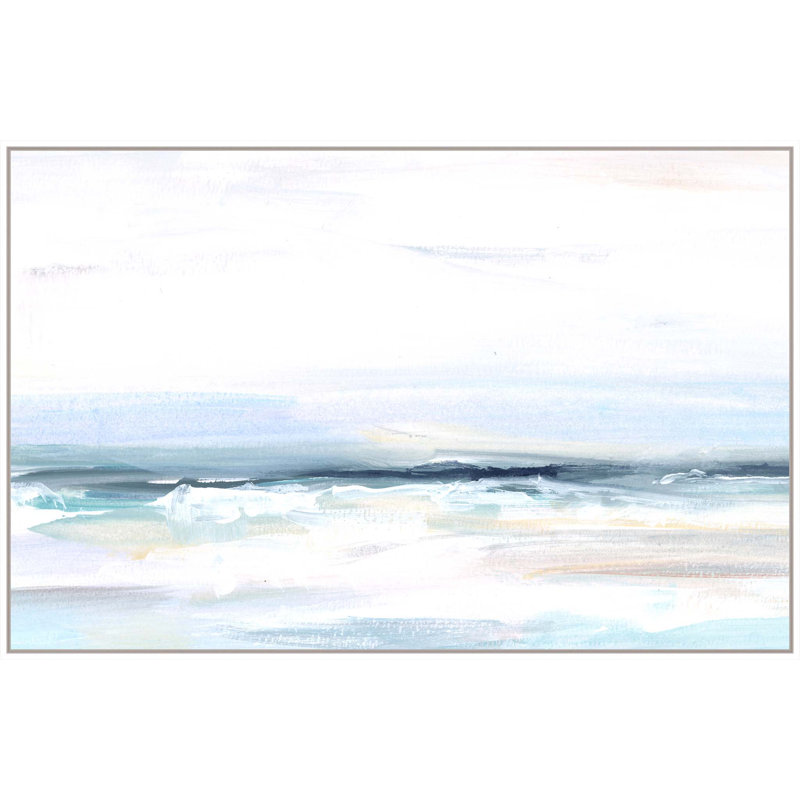«Ocean Tide 3» par Katie Ré Scheidt, H 16 po x l 23 po, Toile tendue