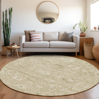 Tapis d'intérieur / extérieur lavable brun Chroma 