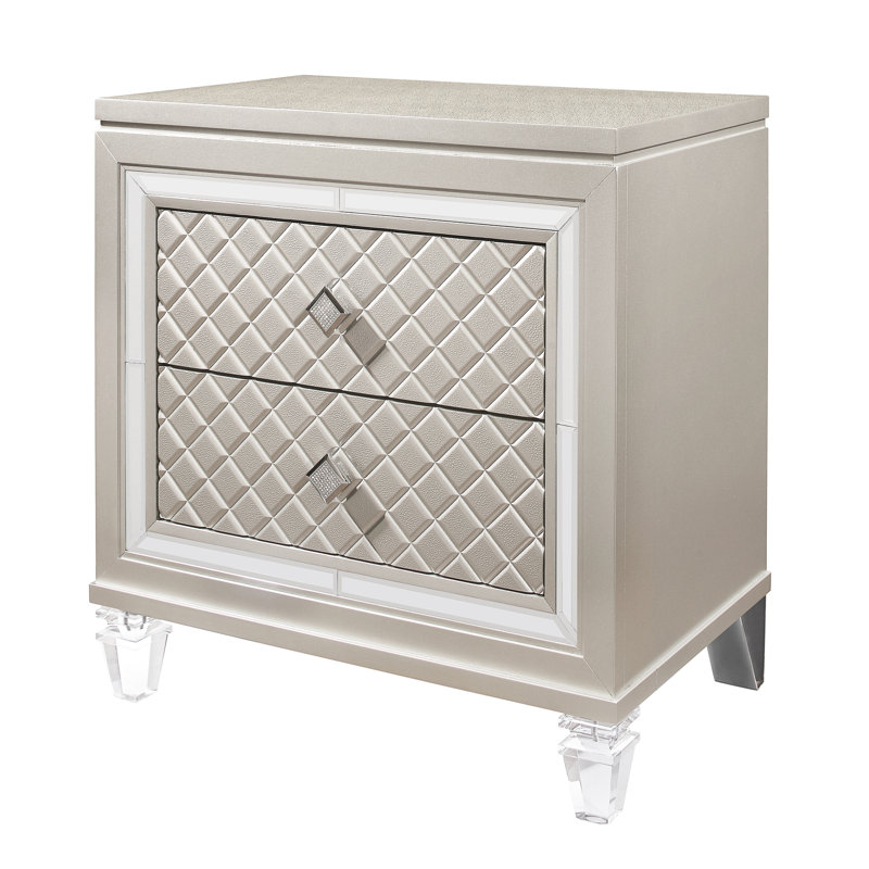 Table de chevet Cross Champagne
