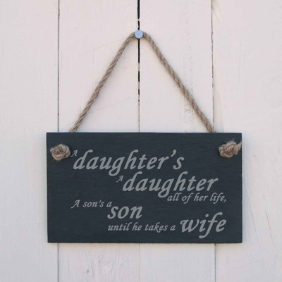 A Daughter a Duaghter Sign