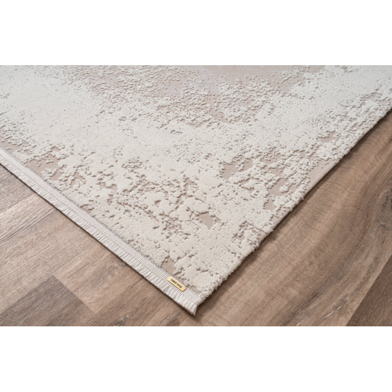 Tapis rectangulaire en coton Stefane, Rectangle 4 pi x 6 pi 3 po