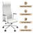 Sledmere High-Back Leather Office Chair – Ergonomic Executive, Task & Conference Chair with Swivel, Tilt, Upholstered Seat & Iron Frame for Home Office or Conference Room-1014014068