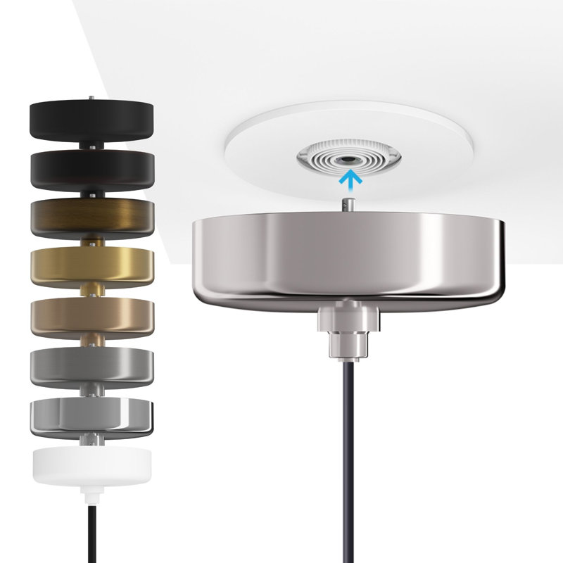 SkyPlug Kit -  Easy Lighting Installation - Carina, Brushed Nickel
