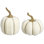 2 Piece Jeweled Pumpkin Set