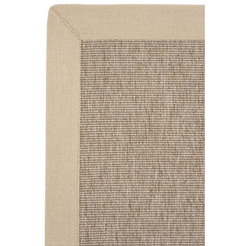 Tapis en sisal Klem Linen Naples, Tapis de couloir 2 pi 8 po x 6 pi 7 po