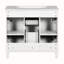 Meuble-lavabo simple 35,9 po avec plateau en résine Dushaj-1970449361