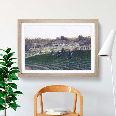 Vegetable Field by Asai Chu - Picture Frame Painting Print