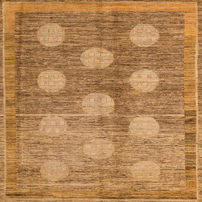 Abstract Indoor Rug, Square 3'