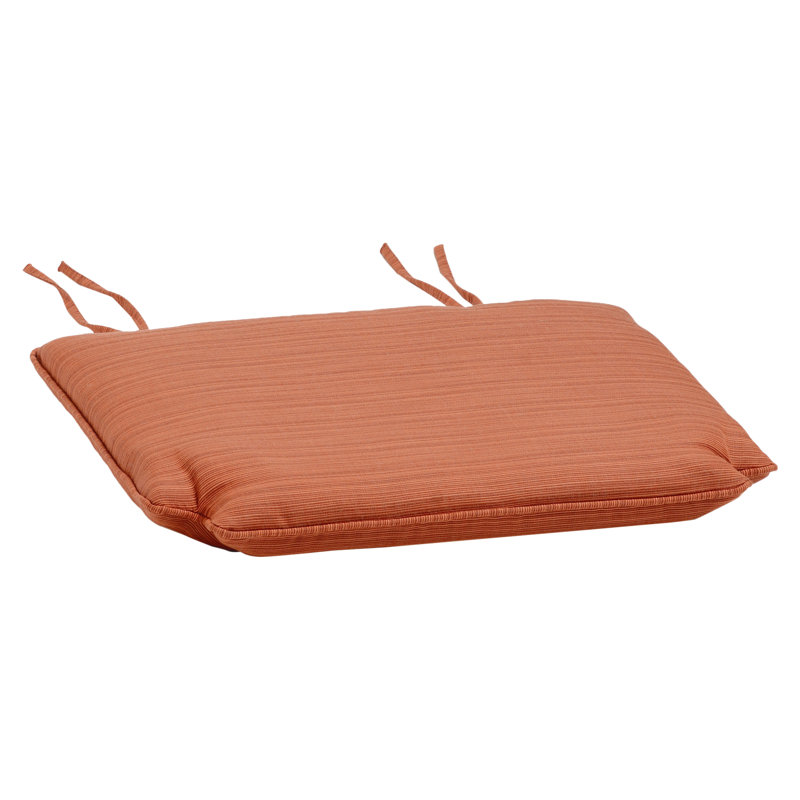 Sunbrella Outdoor Dining Chair, Dupione Papaya