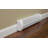 Baseboarders Elliptus Series Steel Easy Slip-On Baseboard Heater Cover Left Side Open End Cap