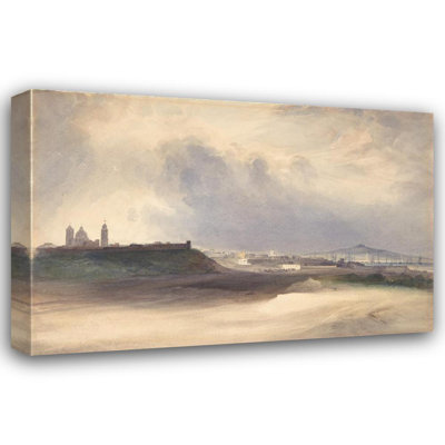 "Approach to Montevideo, Uruguay" by  Conrad Martens - Gallery Wrap Canvas Wall Art