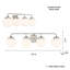 Meuble-lavabo 4 lumières Winston Porter Zakyrie-632635024
