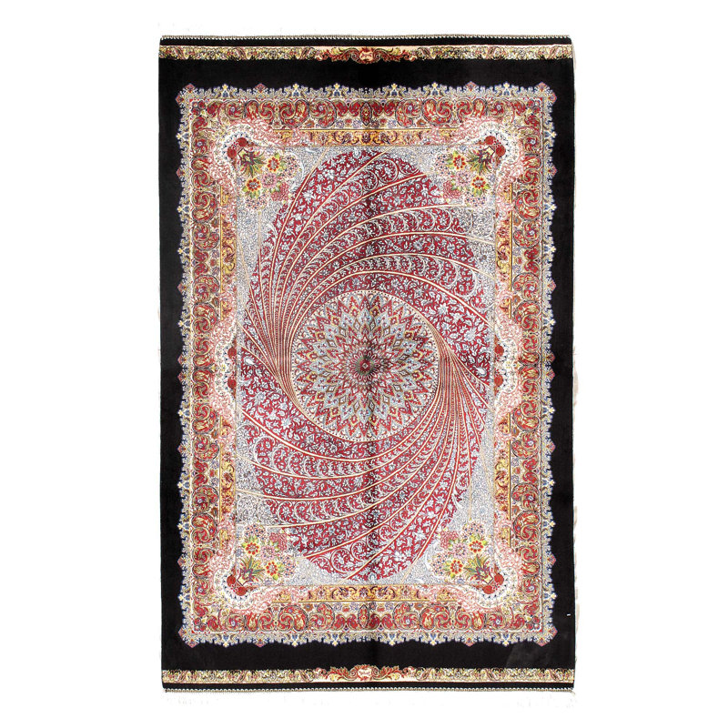 Persian Qum Design Rug 2'7"X 3'9'