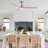Modern 60" 3-Blades Indoor Brushed Nickel Solid Wood Ceiling Fan With LED Light, Quite DC Motor and Remote Control-1126380626-1126380653-1126380652
