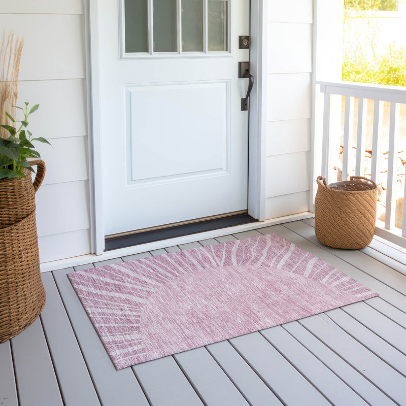 Melania Abstract Indoor / Outdoor Rug, Rectangle 1'8" x 2'6"