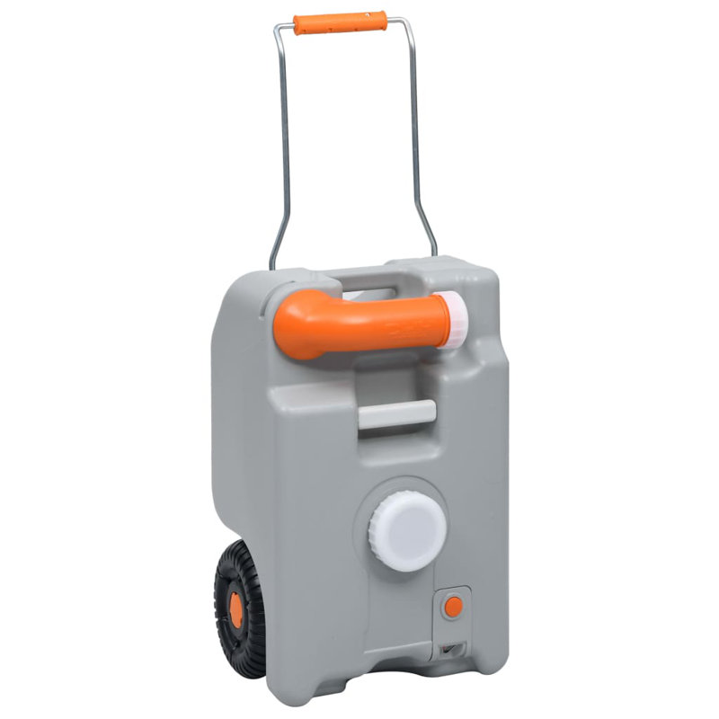 Dakota Fields Wheeled Plastic Rain Barrel