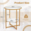 Arison Cross Legs End Table