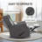 Nursery Glider Recliner Chairs Manual Swivel Rocker Reclining Chair-1057309528